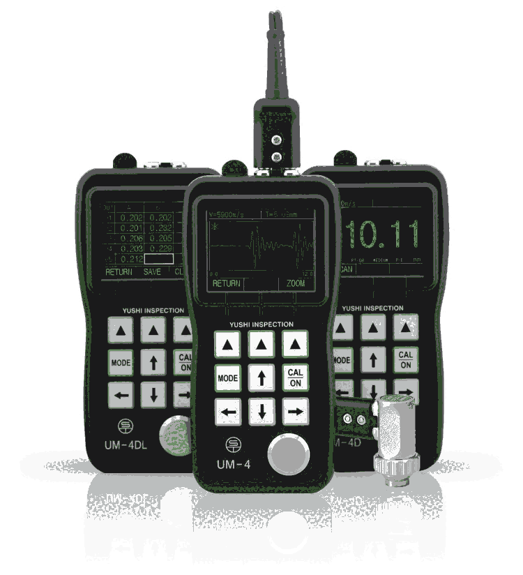 數(shù)字式精密彩屏UM-4超聲波測厚儀0.01鋼板金屬材質(zhì)厚度測量儀
