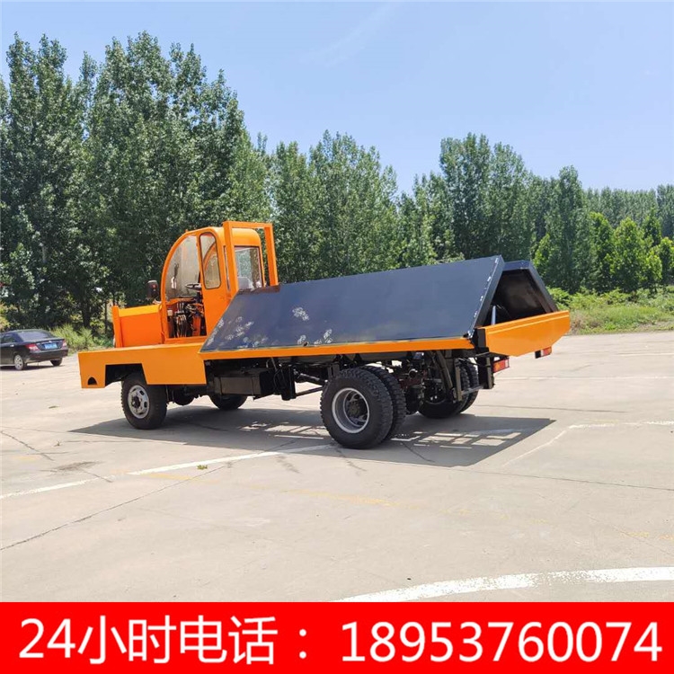 工程拉鋼筋平板車(chē) 6米全長(zhǎng)帶2米后出車(chē)廂自卸車(chē) 四不像車(chē)廠家