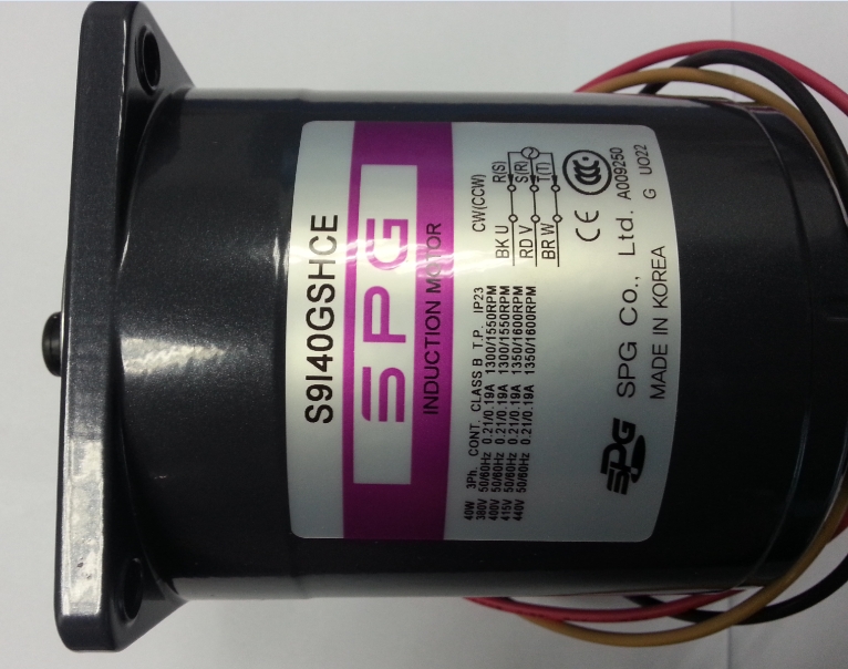 供應SPG電機S9I40GSHCE 40W 3相380V SPG感應馬達