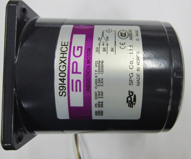 韓國SPG馬達S9R40GDH-TCE SPG馬達 40W 端子箱電機