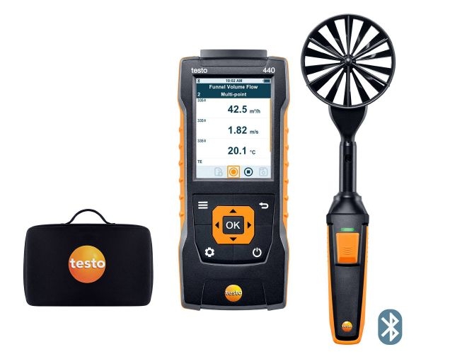 testo 440 100mm 葉輪風速藍牙連接套裝