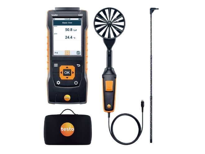 testo 440 ”延展“ 100mm 葉輪風(fēng)速測(cè)量套裝