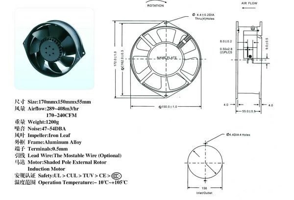 防水耐高溫風(fēng)扇、防水耐高溫風(fēng)機(jī)