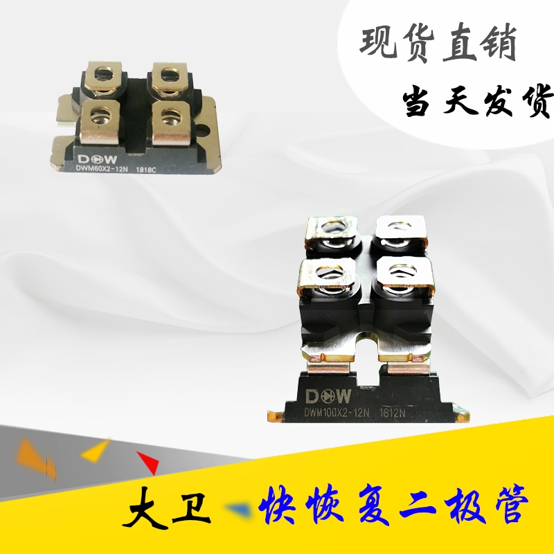 現(xiàn)貨直銷韓國大衛(wèi)快恢復(fù)二極管DWM100X2-12N