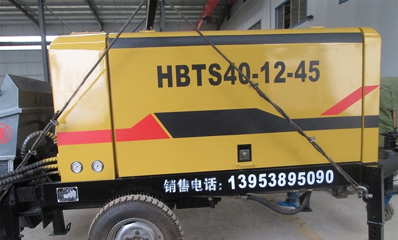 礦用混凝土輸送泵車/高壓力_大排量_遠距離_粗骨料,渭南煤礦礦建工程