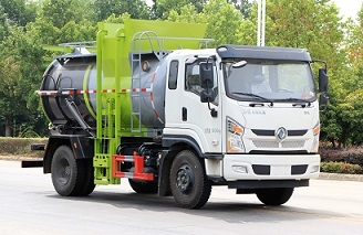 國六 東風(fēng)商新餐廚垃圾車桶裝餐廚垃圾車|泔水車|自裝卸式泔水車