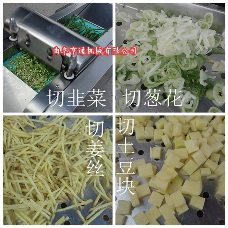 瓜果切片機(jī)廠(chǎng)家直銷(xiāo) 660帶頭切菜機(jī) 多功能不銹鋼切菜機(jī)