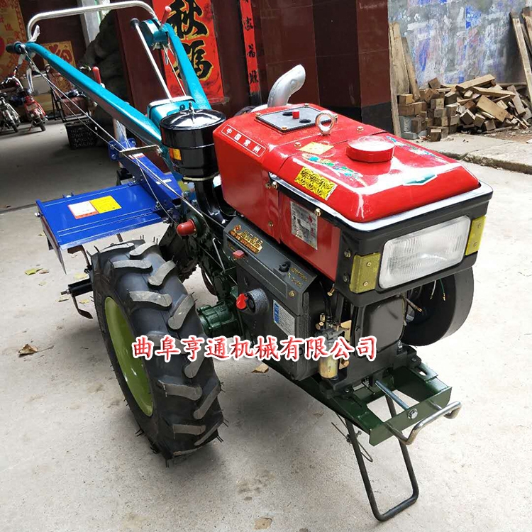 多功能柴油手扶旋耕機(jī) 手扶拖拉機(jī)可帶車斗 手扶開溝機(jī)