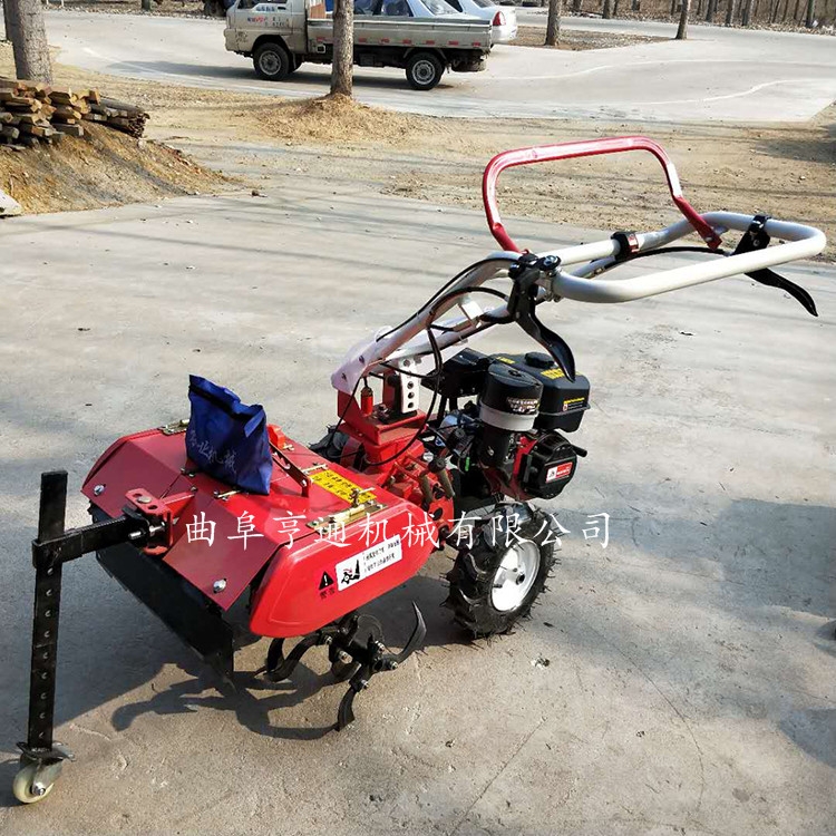 新式四驅微耕機 葡萄園高效汽油四驅微耕機 汽油小型旋耕機