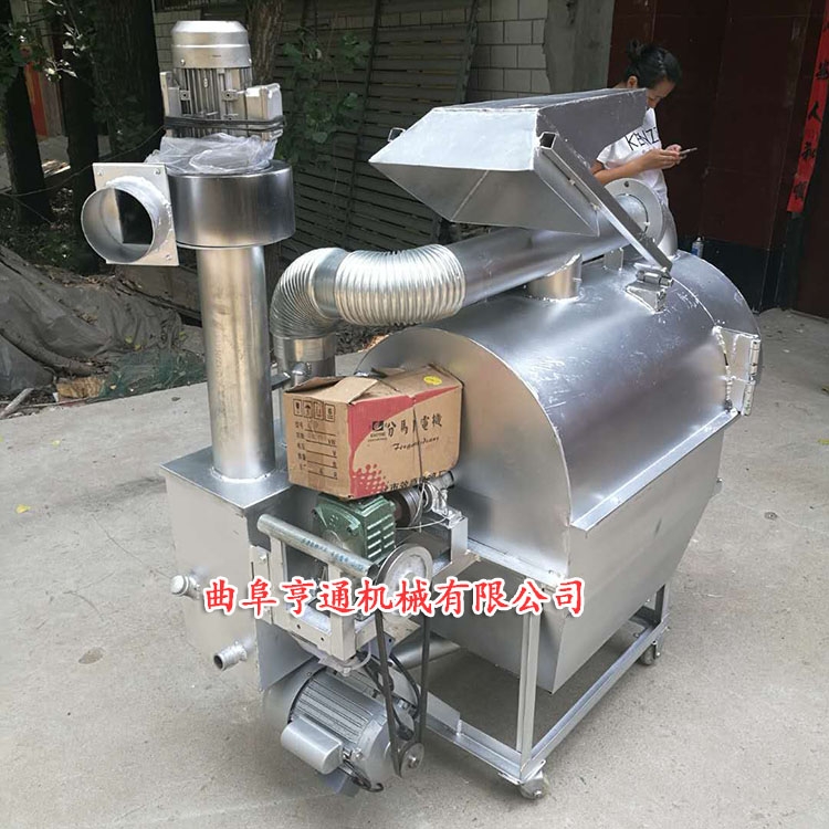 全自動(dòng)電加熱炒貨機(jī) 大型滾筒炒貨機(jī) 花生大豆炒貨機(jī)