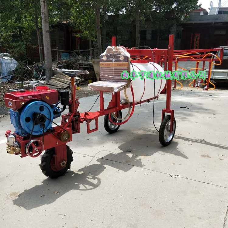 三輪車乘坐式噴霧打藥機  小方向盤噴藥機 手推四輪高壓噴霧器