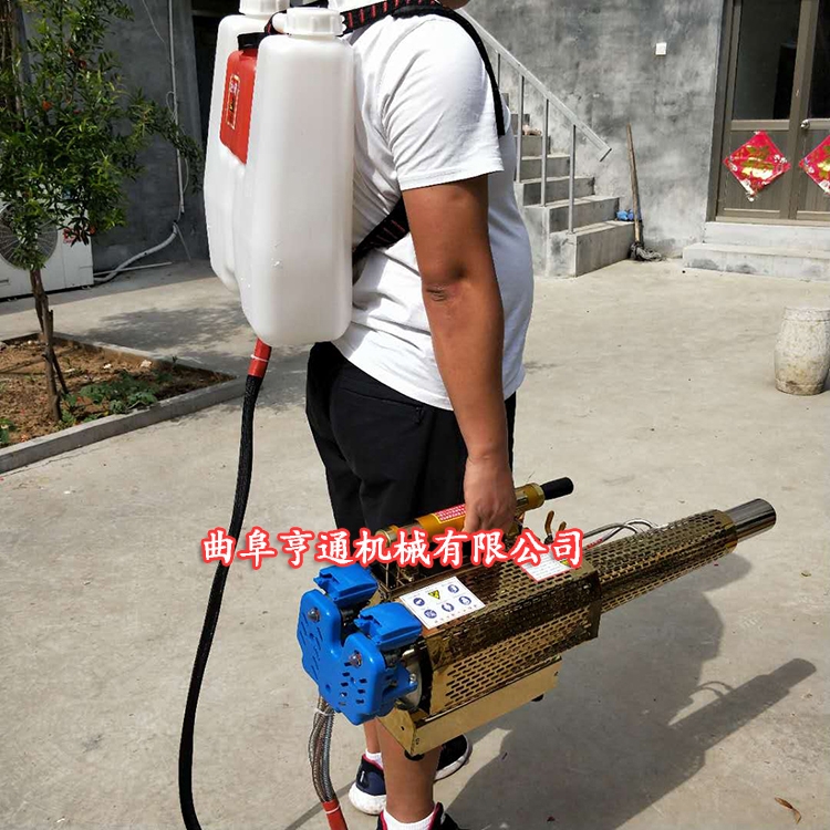 水冷彌霧機(jī) 大功率汽油打藥機(jī) 雙管高壓脈沖汽油水霧機(jī)