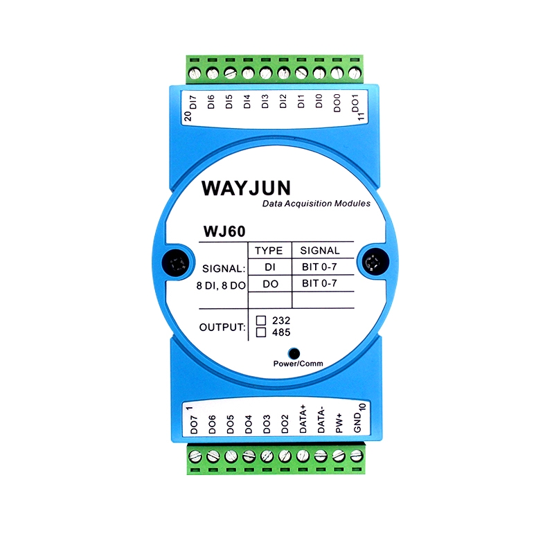 開關(guān)量信號(hào)轉(zhuǎn)RS485八路DI八路DO開