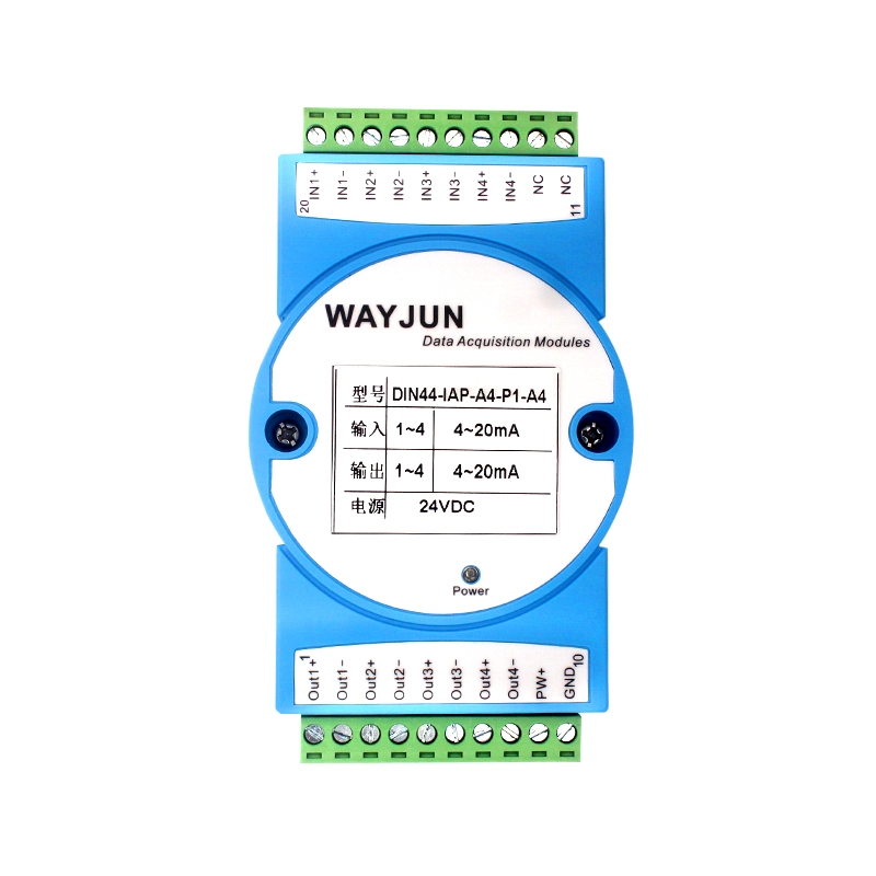 模擬信號(hào)隔離分配器 0-10V轉(zhuǎn)4-20ma 一進(jìn)四出