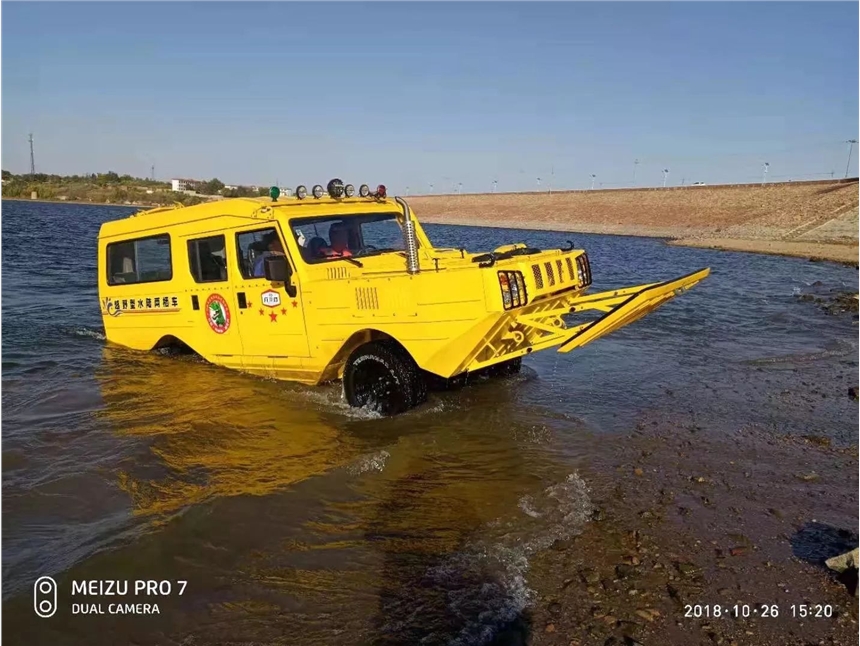 應(yīng)急救災(zāi)必備水陸兩棲車，我國應(yīng)急部門專用車輛