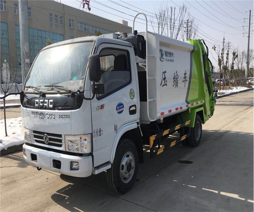 東風6方掛桶壓縮垃圾車價格型號