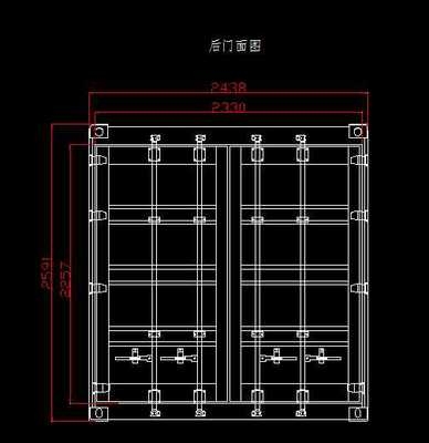 全新集裝箱對(duì)開門定做 集裝箱保溫門 貨車車廂門 按需定制