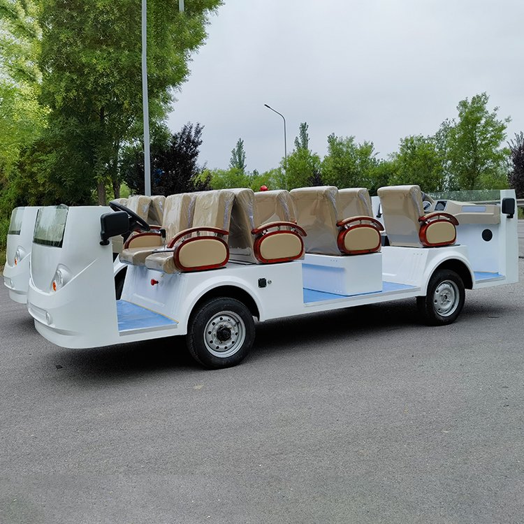 通安車業(yè)電動(dòng)雙頭觀光車 景區(qū)游覽擺渡車 雙向行駛觀光電瓶車可定制