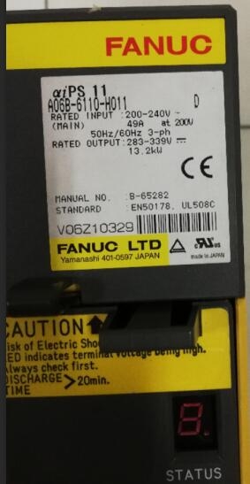 FANUC主軸驅(qū)動(dòng)器A06B-6112-H006全新規(guī)格型號(hào)