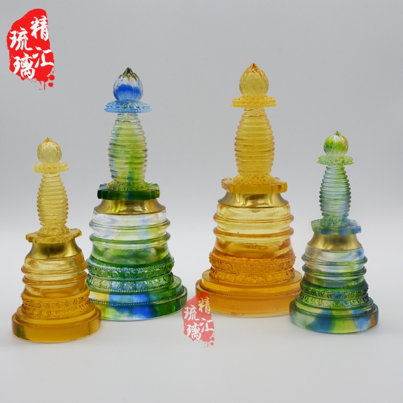 古法琉璃佛塔 嘎當(dāng)塔琉璃佛具 廣州深圳琉璃批發(fā)定制廠家