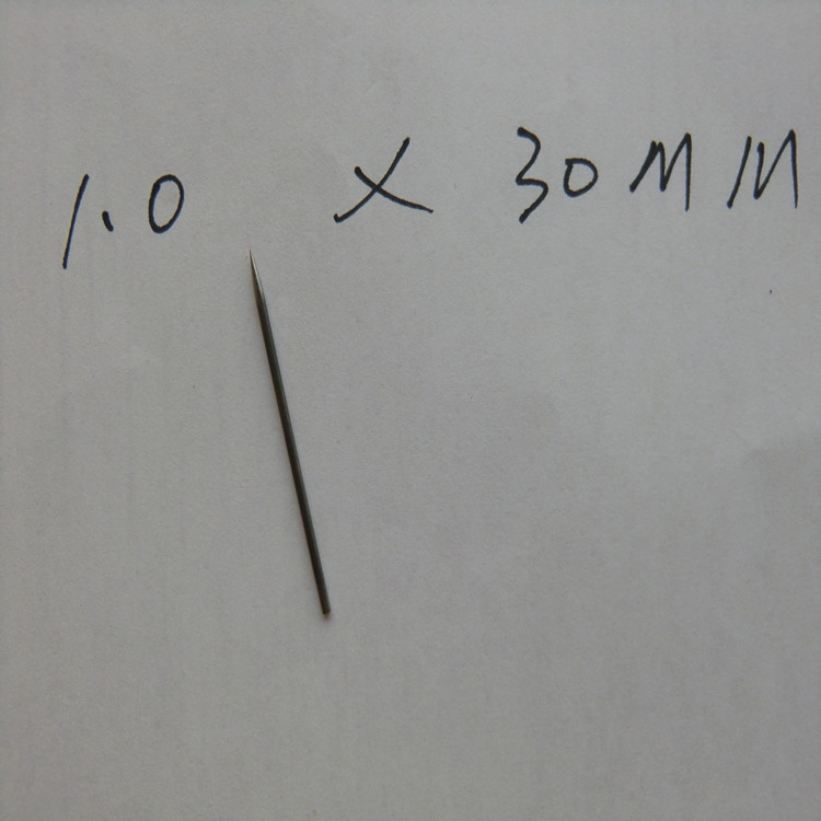 東莞力源直徑1.0MM長30MM離子放電針，電導(dǎo)針，磨尖鎢針。