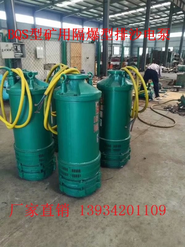 阿勒泰塔城BQS100-100-63/NS高揚(yáng)程排沙電泵