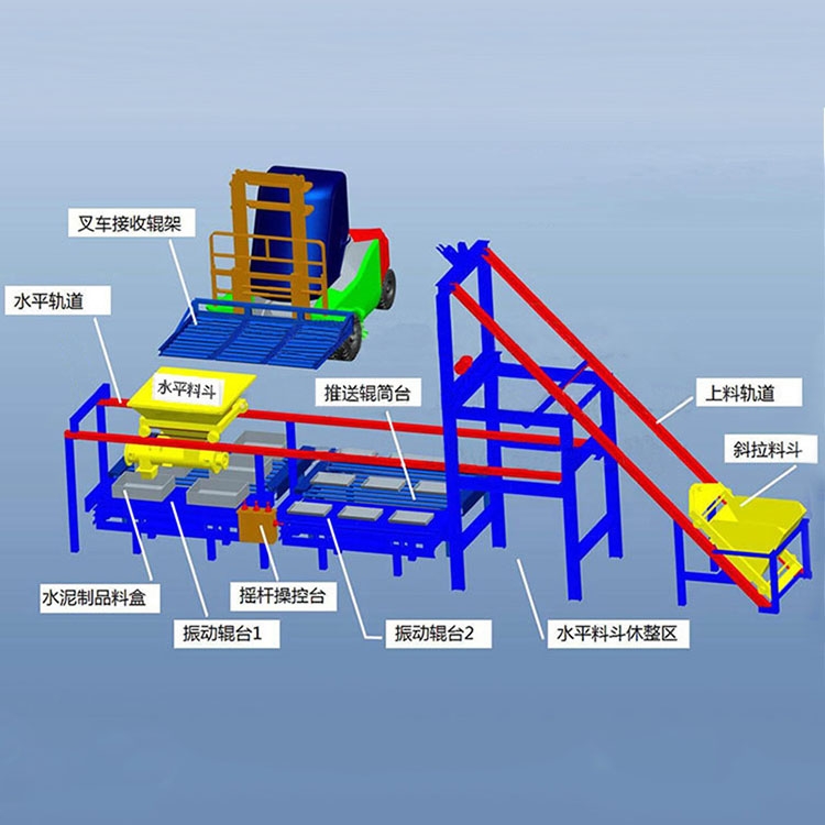 小型預制構件生產線 預制塊制作機械 全自動預制構件設備廠家