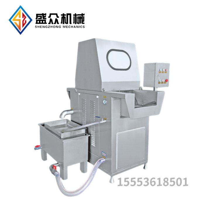 牛肉干連續(xù)式鹽水注射機(jī) 全自動可帶骨鹽水注射機(jī) 小型牛肉干設(shè)備