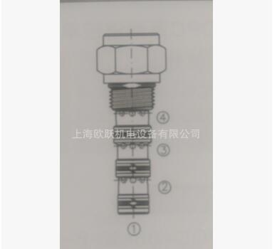 DPOC-08-N-F-02B-03B-04B-06B-010-030-060液控單向閥液壓閥插裝閥