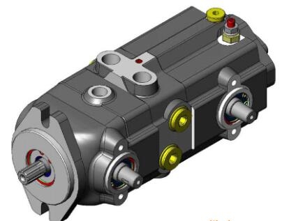 臺(tái)灣新鴻HYDROMAX齒輪泵HGP-222AF油泵替代原裝工作泵