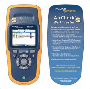 AirCheck Wi-Fi無線網(wǎng)絡測試儀--美國福祿克Fluke