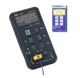 TES-1307 K/J 記憶式溫度表--臺(tái)灣泰仕TES