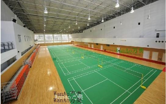 羽毛球塑膠場地地墊 羽毛球場館專用地板 運動場館專用地板