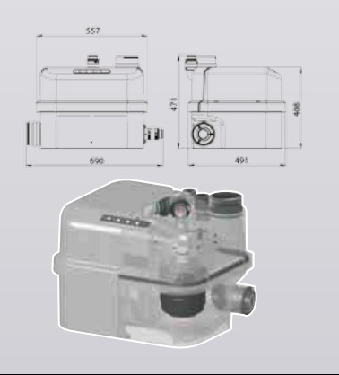 供應(yīng)法國SFA污水提升器升利全能-莫托桑-motorsan cubic