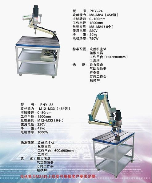 供應通孔、盲孔絲錐不斷的電動數(shù)控攻絲機