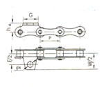 ZGS38聯(lián)合收割機(jī)鏈附件-收割機(jī)用鏈條-江蘇特種鏈條廠-不銹鋼鏈條