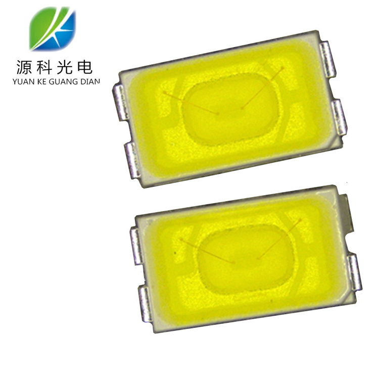 廠家直售純金線銅支架SMD5630白光0.5W功率 帶散熱片燈珠中性白