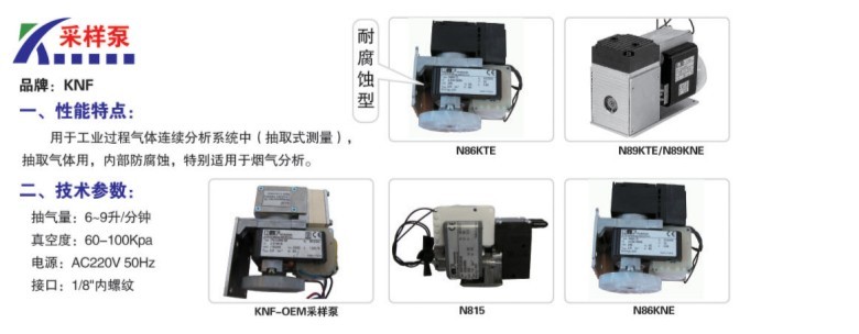 代理分銷N86 KTE真空泵