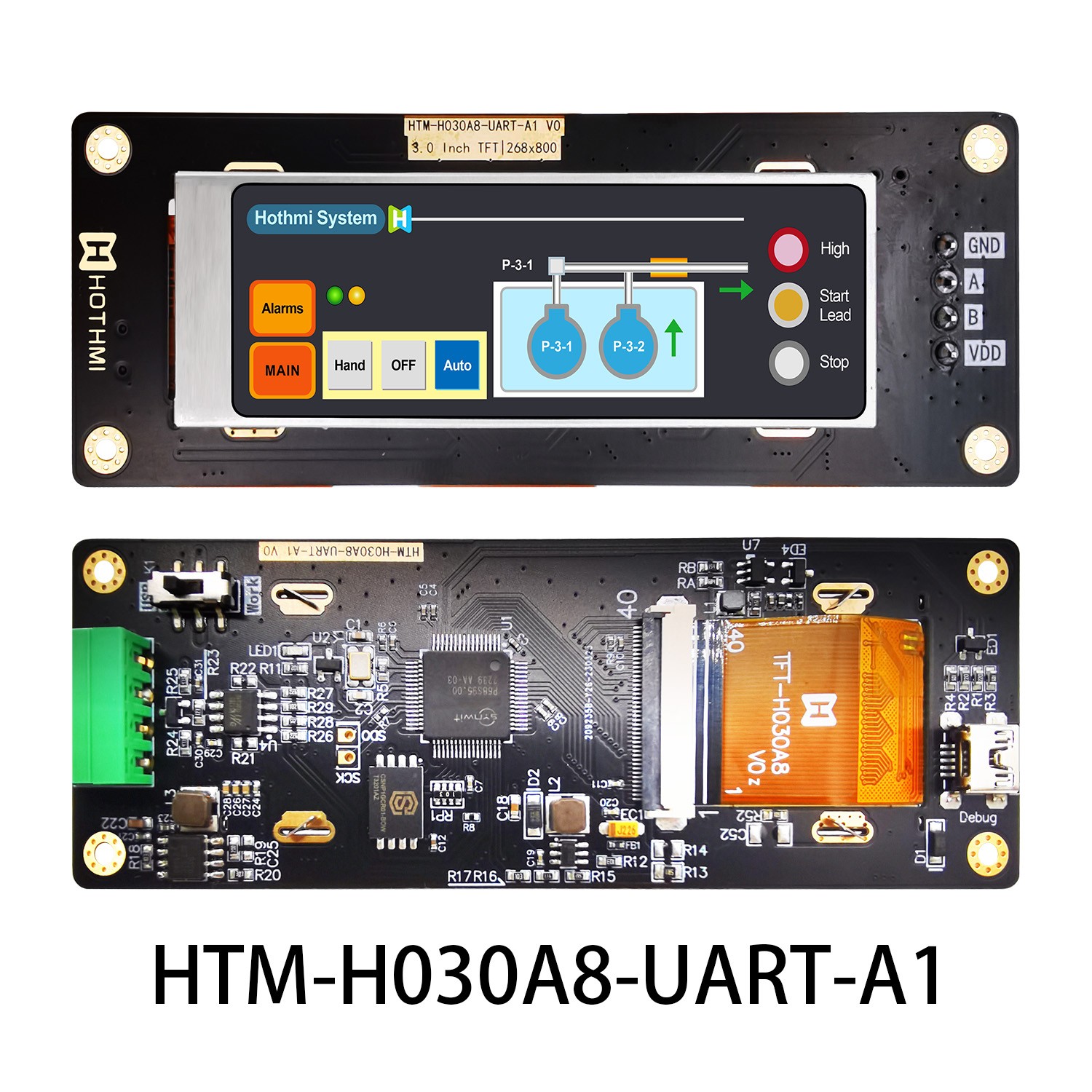 3TFT UARTӿ LCD 268x800ֱ ģK LCD ư