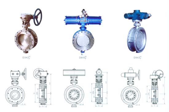 D643H氣動彈性金屬密封蝶閥