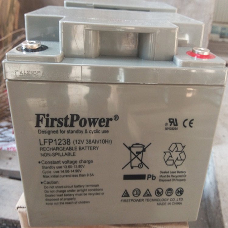 一電蓄電池LFP123812V38AH配電柜直流屏UPS免維護電池