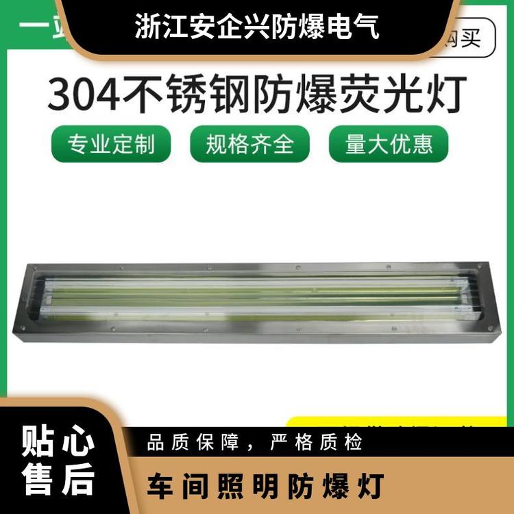 防腐等級WF2功率因素0.95鋁合金304不銹鋼防爆車間熒光燈