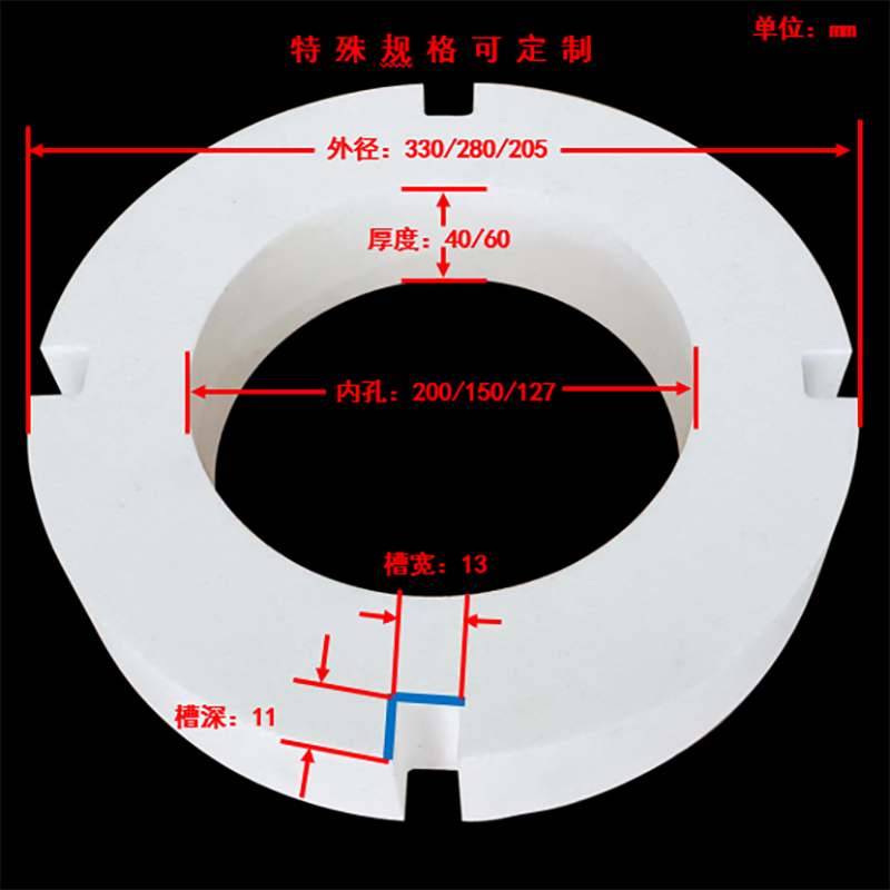 現(xiàn)貨研磨盤(pán)修整開(kāi)刃整形砂輪金剛石CBN立方氮化硼330白剛玉修整環(huán)