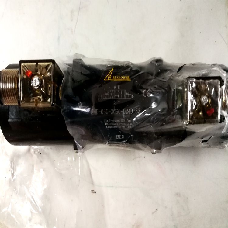 REXPOWER電磁閥，疊加閥，銳力換向閥SHD-03G-2B2-A22D-33原廠