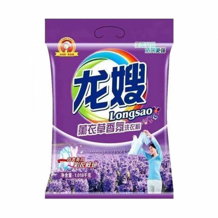 湖北省襄陽(yáng)市洗衣粉喜愛(ài)品牌龍嫂薰衣草香氛1018克洗衣粉***香精持久馨香