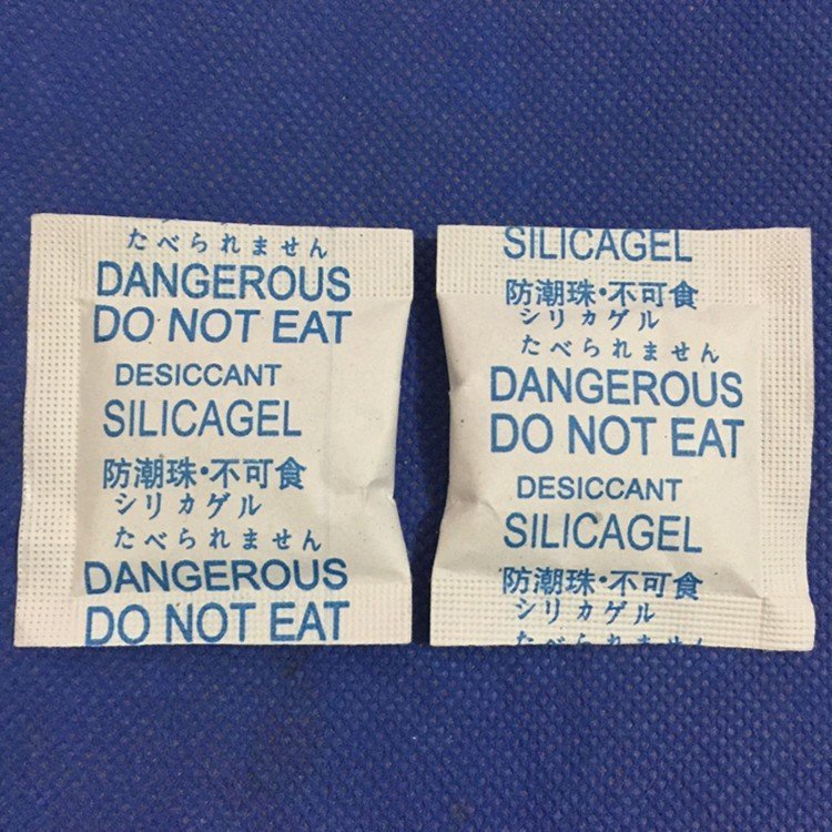 三國語防潮干燥劑英語法語西班牙語干燥包光標(biāo)定位環(huán)保干燥除濕
