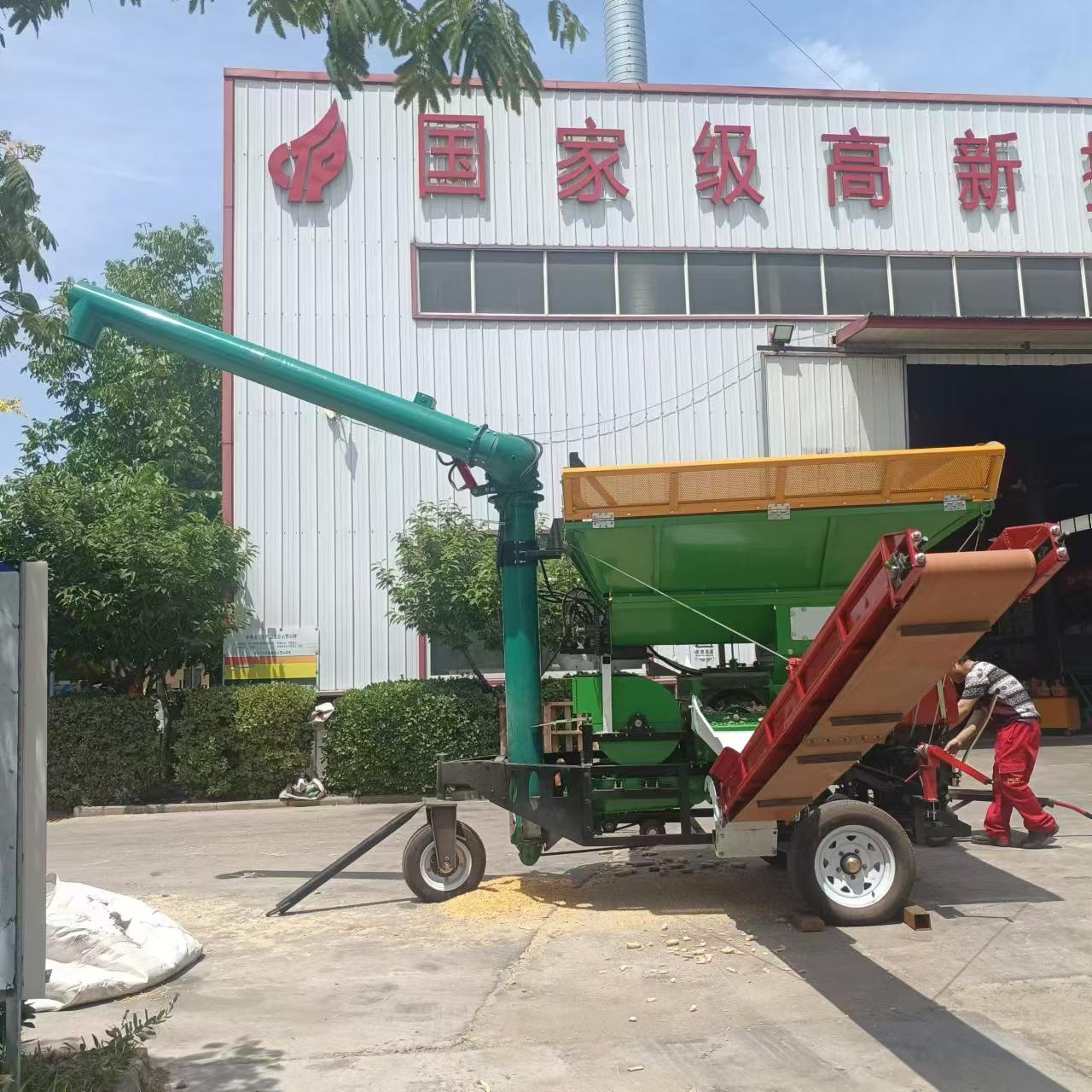 新款大型玉米脫粒機(jī)鏟車上料打苞谷機(jī)多杠柴油機(jī)