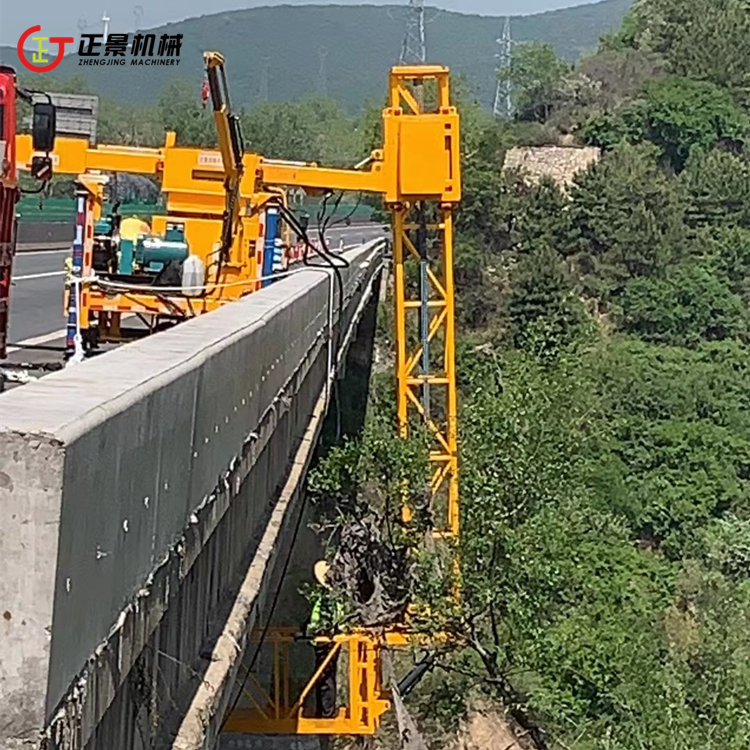 橋梁排水管安裝設(shè)備橋梁檢修單邊小型橋檢車