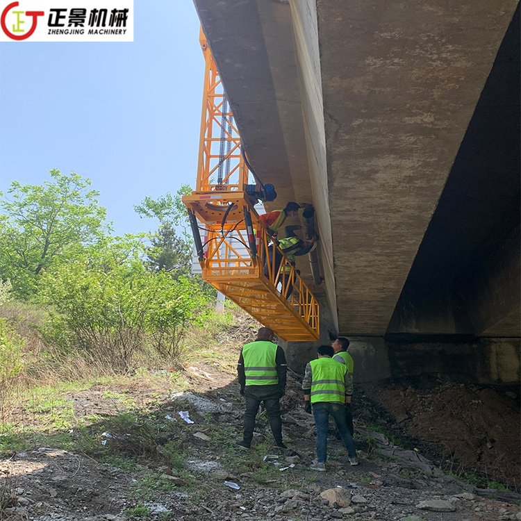 廠家定制出售橋梁側(cè)面施工移動(dòng)車落水管安裝車高效施工可穩(wěn)定控制