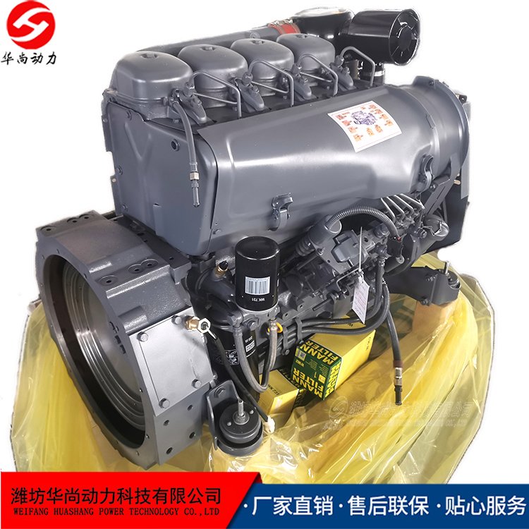 北內礦山機械用風冷六缸柴油機BF6L914C不用散熱水箱低油耗